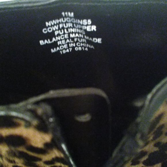 Nine West Leopard Print Ankle Boot  11M - Picture 7 of 12